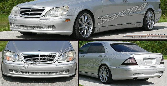 Custom 00-03 S Class Kit # 92-10  Sedan Body Kit (2003 - 2006) - $1590.00 (Manufacturer Sarona, Part #MB-014-KT)
